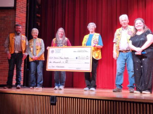 Huron Noon Lions make large donation to Steinway piano fundraising effort