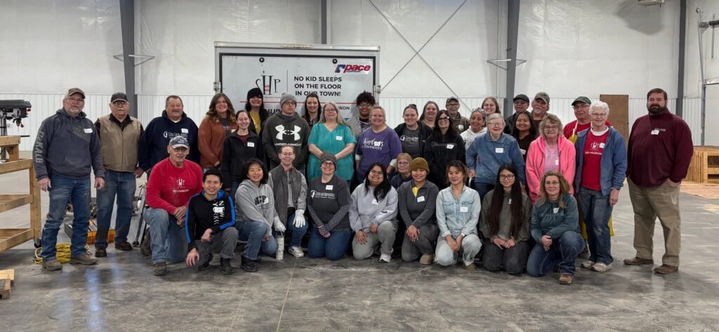 Courtesy Photo The Center for Independence celebrated 50 years of supporting people with IDD. In celebrating 50 years, they chose to give back in a meaningful way and partnered with Sleep in Heavenly Peace to build 25 beds for children in the Huron and surrounding communities that do not have a bed. CFI staff made quilts, donated sheets, and pillows for all 25 beds. So when the child receives their new bed, they get a bed built and donated by staff at CFI. It was a great day working with all the Volunteers that showed up to assist that day. CFI says giving back to our community is what it’s all about and they were honored to support local children and families.
