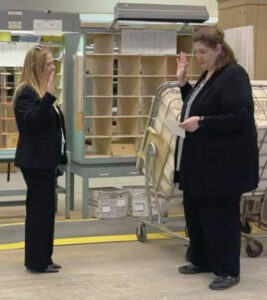 New Huron postmaster sworn in