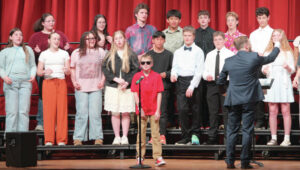 Huron Middle School spring vocal concert