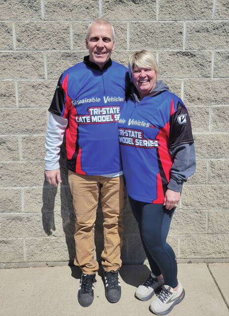 CONTRIBUTED Dave and Tonya Carlson of Huron have joined the RepairableVehicle.com Tri-State Late Model Series staff for the 2026 season.