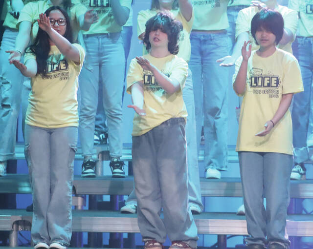 The foundations choir opened their part of the night with Baby Shark
                                 Benjamin Chase/Plainsman
