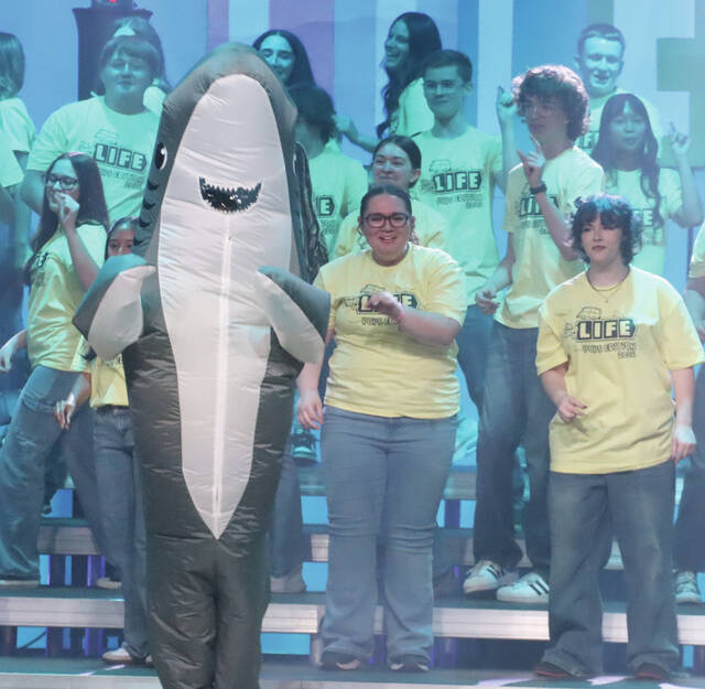 The foundations choir opened their part of the night with Baby Shark
                                 Benjamin Chase/Plainsman